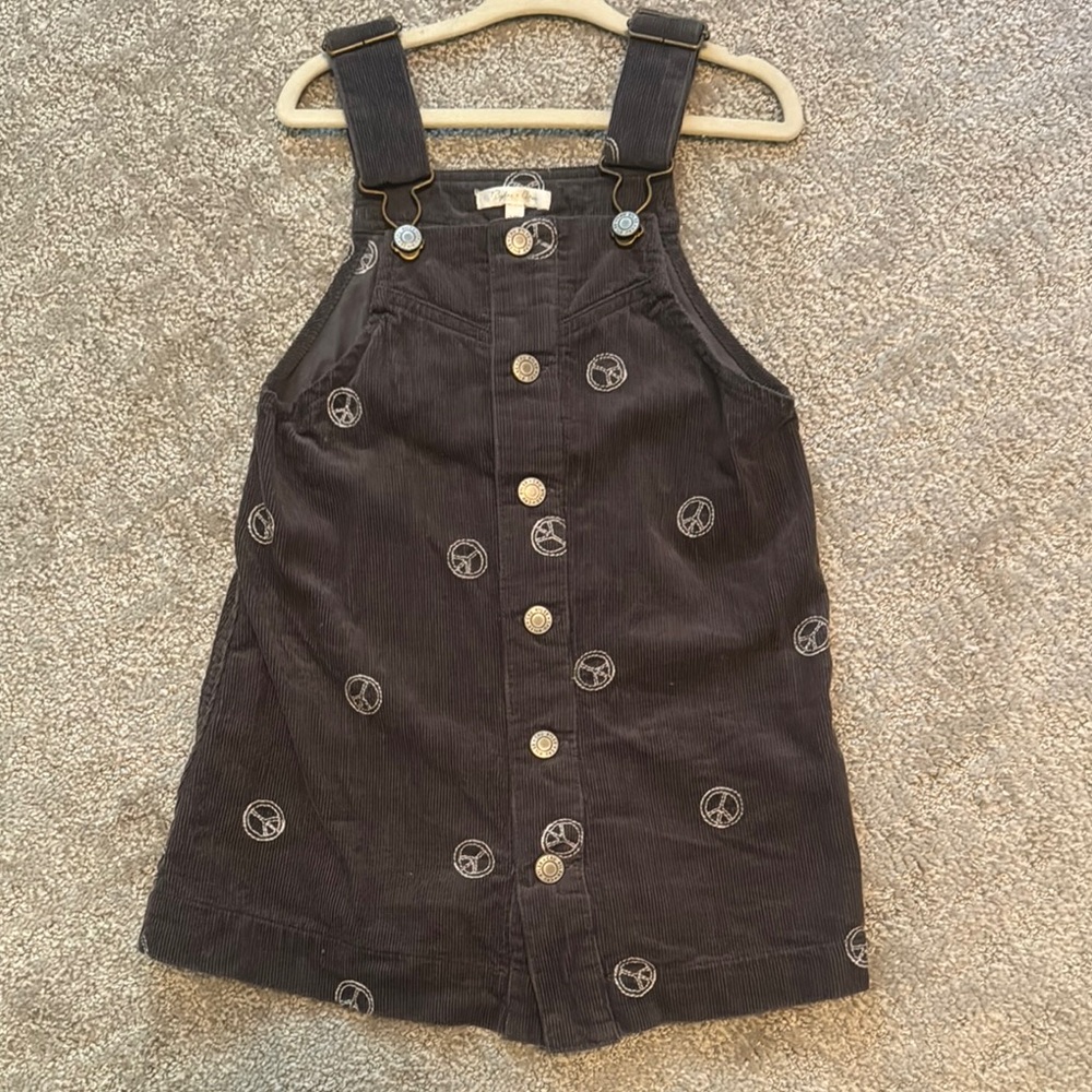 Rylee & Cru Corduroy Button-Down Peace Dress